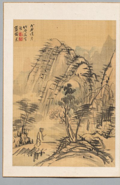 風景、1798年。 作： Chikuseki Nagamachi