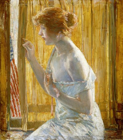 ボーイズ・マーチング・バイ 作： Childe Frederick Hassam