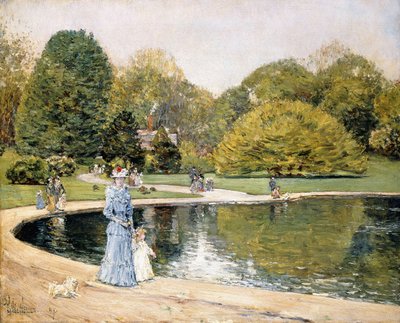 中央公園 作： Childe Frederick Hassam