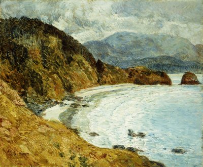 オレゴン州エコラ ビーチ 作： Childe Frederick Hassam
