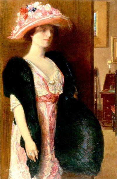ファイアオパール（キャンバスに油彩） 作： Childe Frederick Hassam