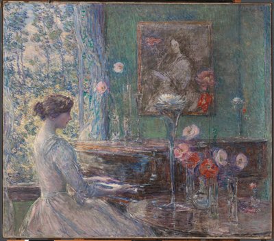 即興 作： Childe Frederick Hassam