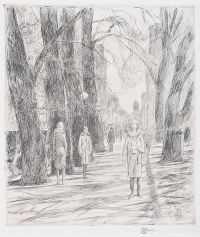 Praça Lafayette, Washington 作： Childe Frederick Hassam