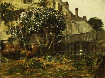 ライラックタイム、1884年頃（キャンバスに油彩） 作： Childe Frederick Hassam