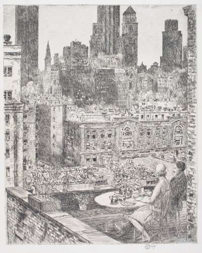 ニューヨークの春 作： Childe Frederick Hassam