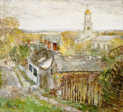 マサチューセッツ州クインシー 作： Childe Frederick Hassam