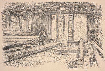 スパーショップ、グロスター 作： Childe Frederick Hassam