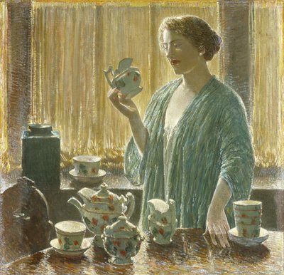 いちごティーセット 作： Childe Frederick Hassam