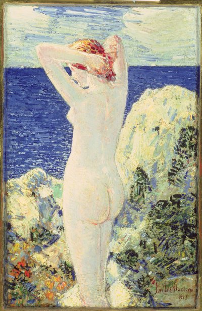 入浴者 作： Childe Frederick Hassam