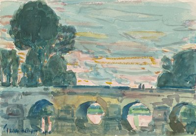 グレズの橋 作： Childe Frederick Hassam