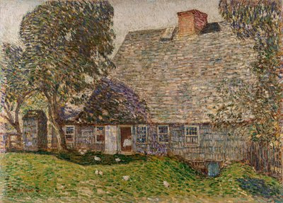 オールド マルフォード ハウス、イースト ハンプトン 作： Childe Frederick Hassam