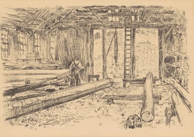 スパーショップ、グロスター 作： Childe Frederick Hassam