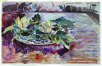 ボウルにチューリップ 作： Childe Frederick Hassam