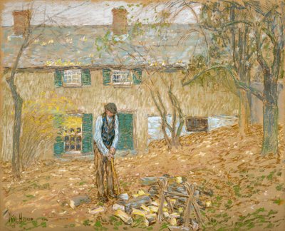 ウッドチョッパー 作： Childe Frederick Hassam