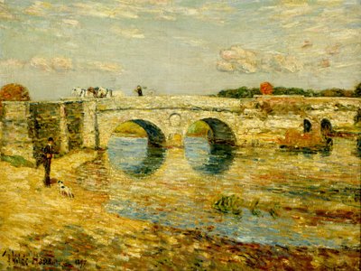 橋の上の橋 作： Childe Hassam
