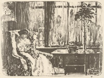 ブロードカーテン 作： Childe Hassam