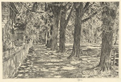 イーストハンプトン、1917年 作： Childe Hassam