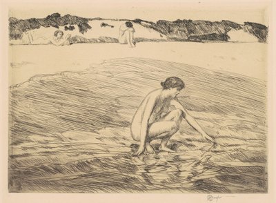 ハイタイド、モントーク 作： Childe Hassam