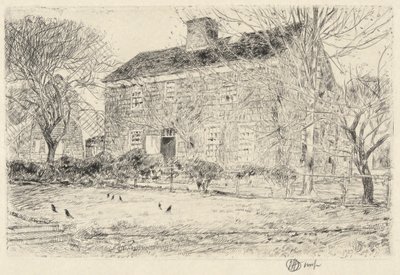 ホーム スイート ホーム、No. 2、イーストハンプトン、1923 年 作： Childe Hassam