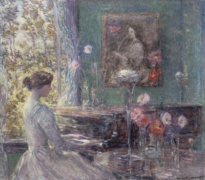 即興、1899 作： Childe Hassam