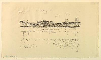 インナーハーバー 作： Childe Hassam