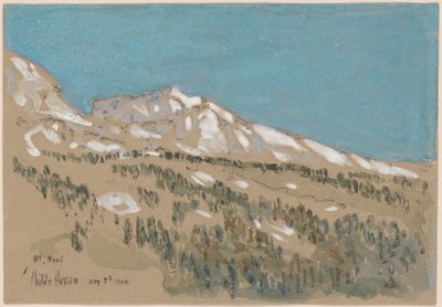 マウント フッド、オレゴン州 作： Childe Hassam