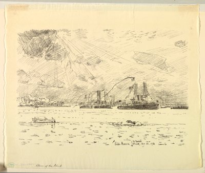 艦隊の帰還 作： Childe Hassam