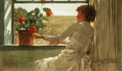 夏の夜 作： Childe Hassam