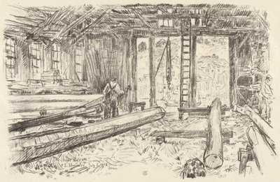 Spar Shop 作： Childe Hassam