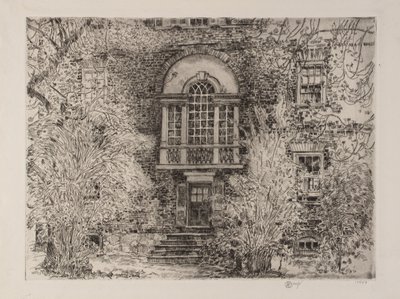 アナポリスの春（チェイス・ハウス・ガーデン） 作： Childe Hassam
