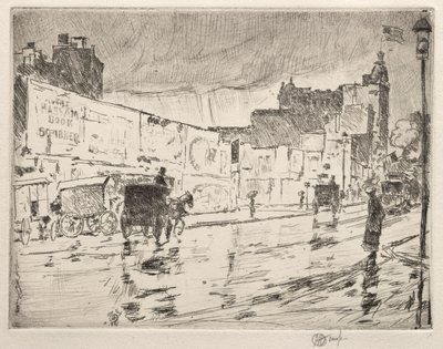 ビルボード、ニューヨーク、1896。 作： Childe Hassam