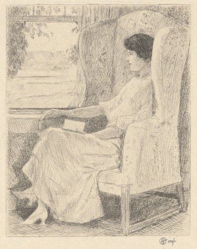 グルジアの椅子 作： Childe Hassam
