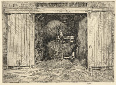 ウィットコム農場、ニューハンプシャー州ストラサム、1920 年 作： Childe Hassam