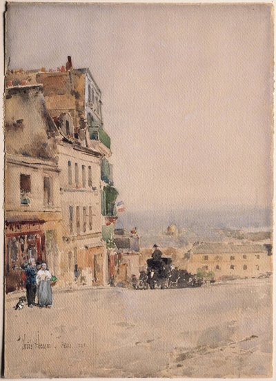  作： Childe Hassam
