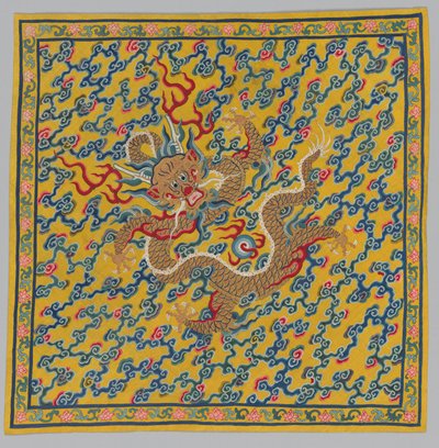 タペストリー スクロールのラッパー 作： China, Qing dynasty