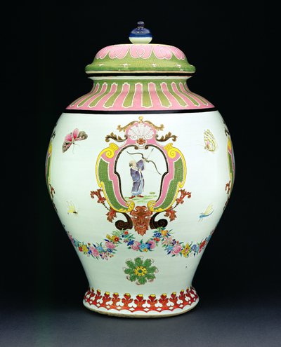 Cornelis Pronk（1691-1759）c.1730（磁器）のデザインで描かれた水槽（盆地については206565を参照） 作： Chinese School