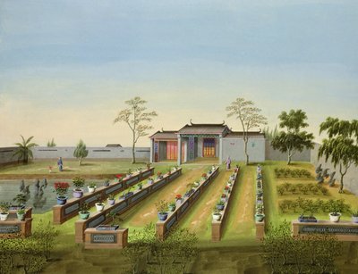 保育園、c.1820-40（紙にトイレ） 作： Chinese School