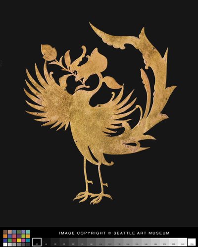 鳳凰のペア、7世紀後半から8世紀 作： Chinese School