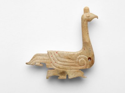 水鳥の形のペンダント、紀元前1050年〜950年頃 作： Chinese School