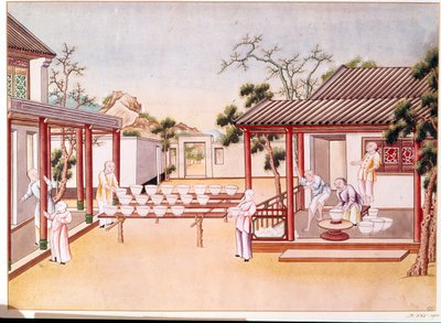 磁器製造（紙にトイレ） 作： Chinese School