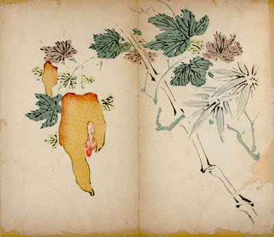 Ten Bamboo Studio Prints、1643（木版） 作： Chinese School