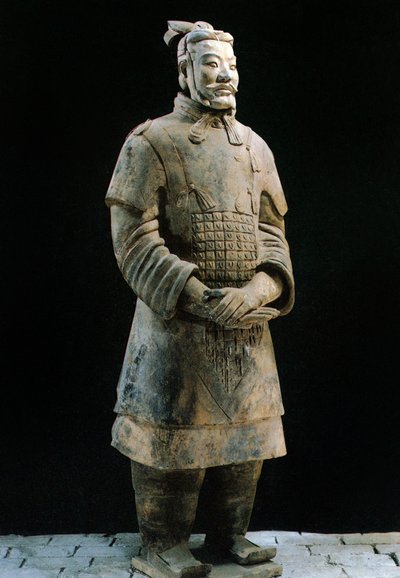 兵馬俑、秦の始皇帝陵、紀元前3世紀（写真 作： Chinese School