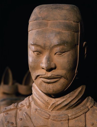 兵馬俑、秦の始皇帝陵、紀元前3世紀（写真 作： Chinese School