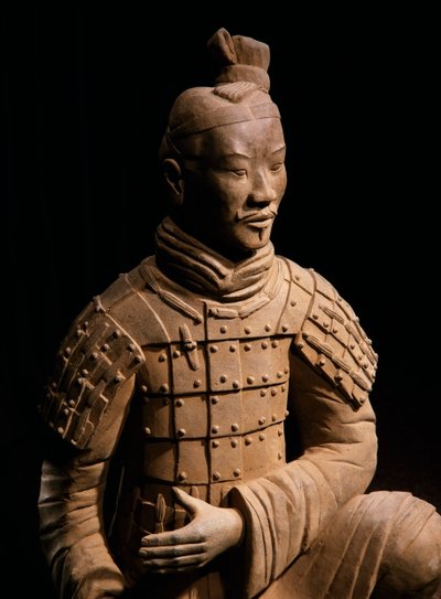 兵馬俑、秦の始皇帝陵、紀元前3世紀（写真 作： Chinese School