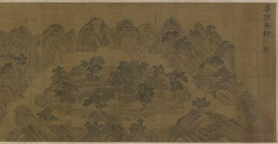 王川別荘、明または清王朝 作： Chinese School