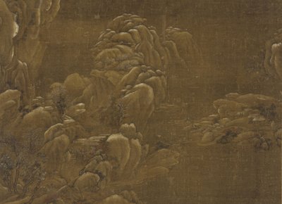 冬の風景、明または清王朝、15〜18世紀 作： Chinese School