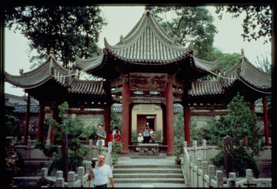 西安のモスク、西暦742年に設立 作： Chinese School Chinese School