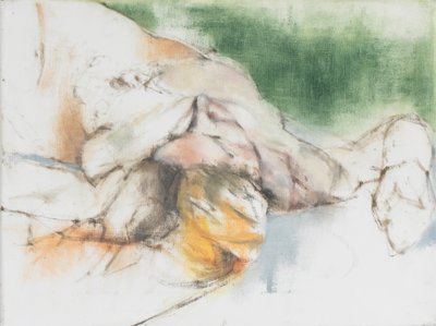 Maria, life painting study, 2018,(oil on linen canvas) 作： チン・ファン・ツォ