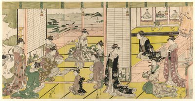 女の詩会 作： Chobunsai Eishi