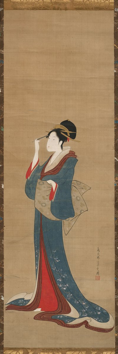 ヘアピンを交換する美しさ 作： Chobunsai Eishi